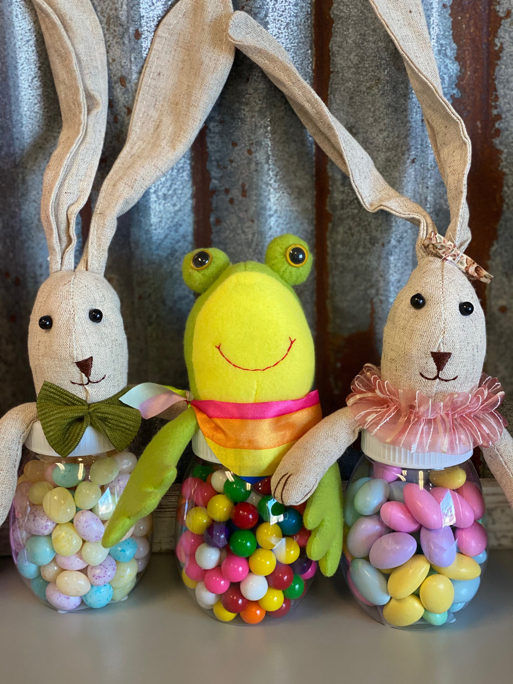 Easter Plush Candy Jars