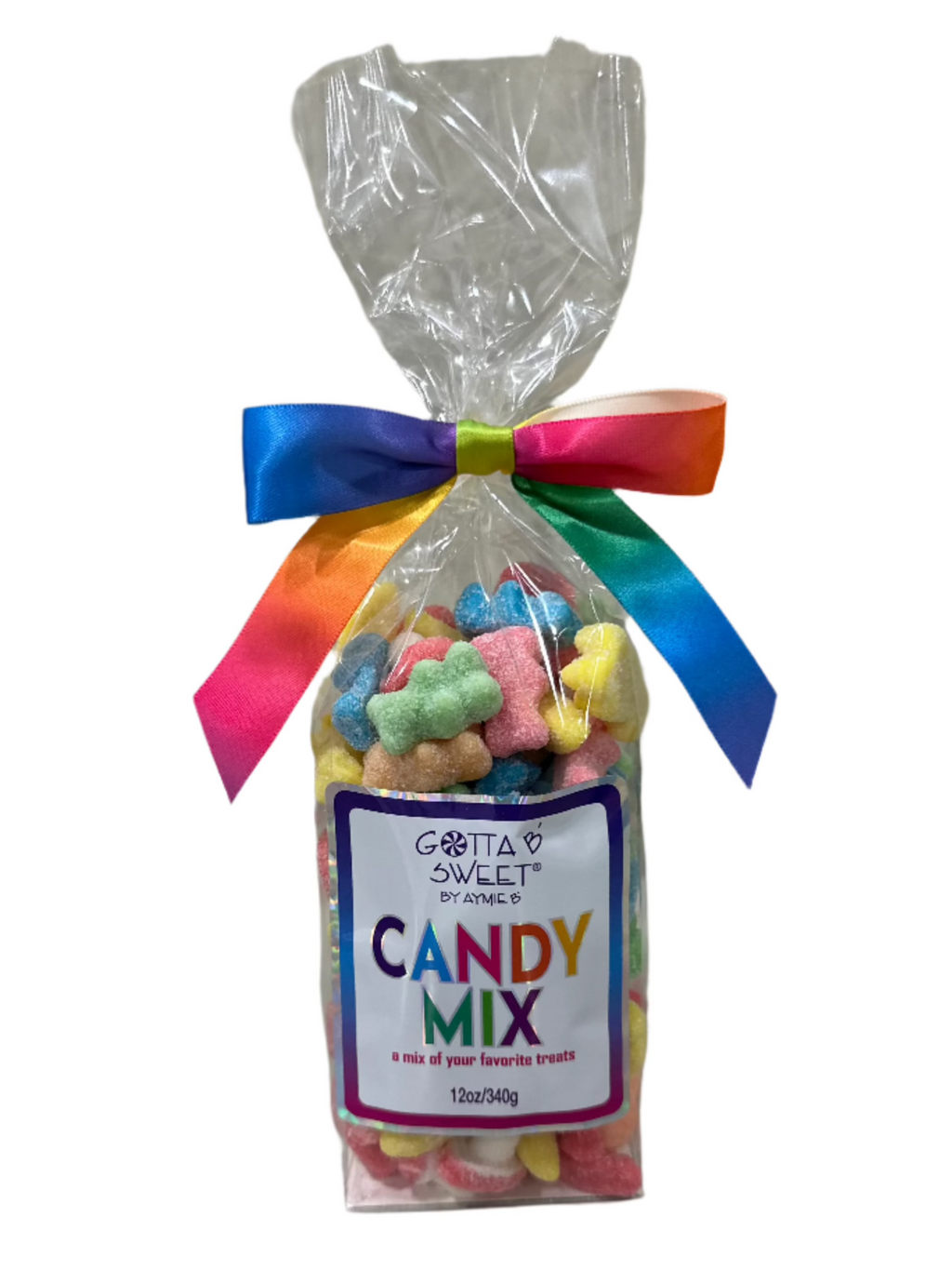 12oz Candy Salad Bow Bag - Assorted Gummy Mix