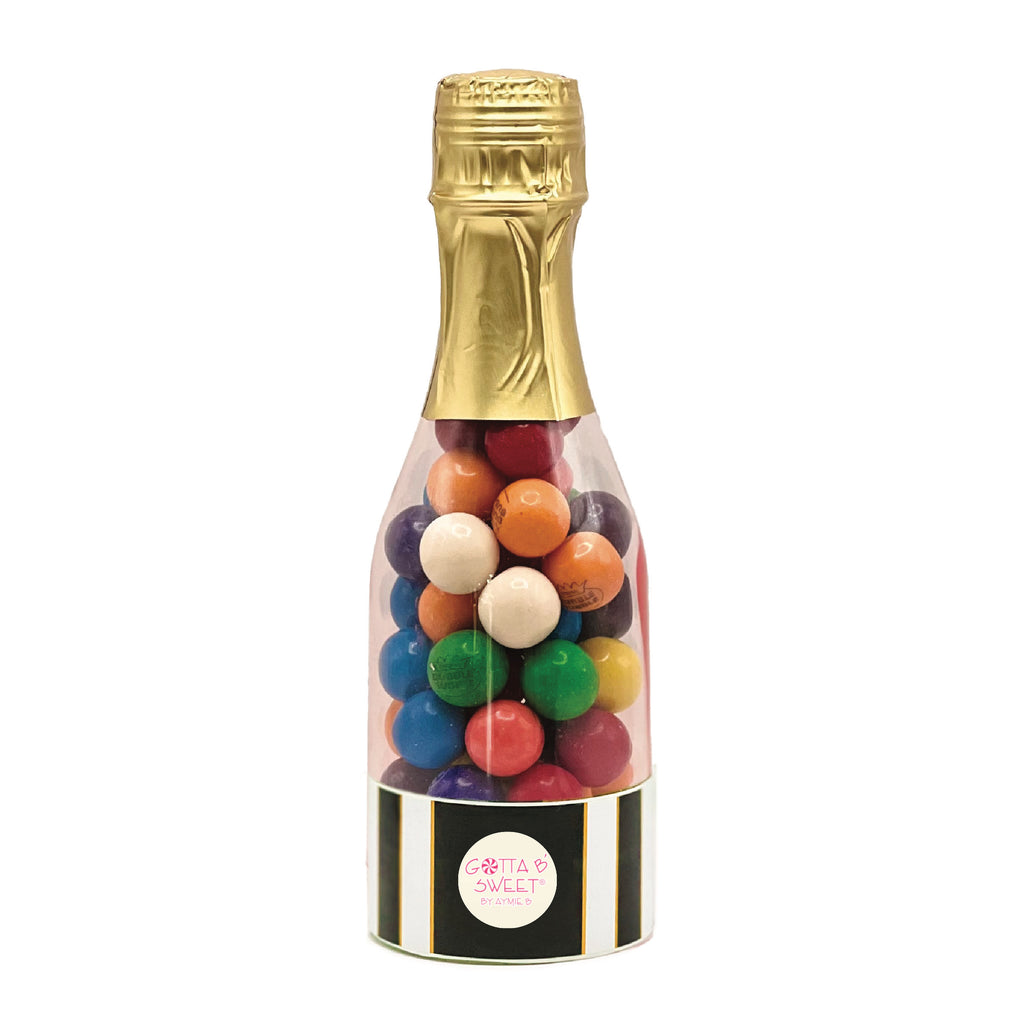 Small Champagne Bottles with Gummies