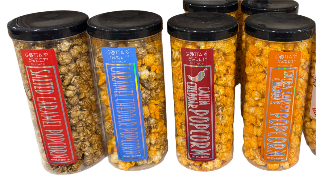 Sweet and Savory Popcorn Canisters