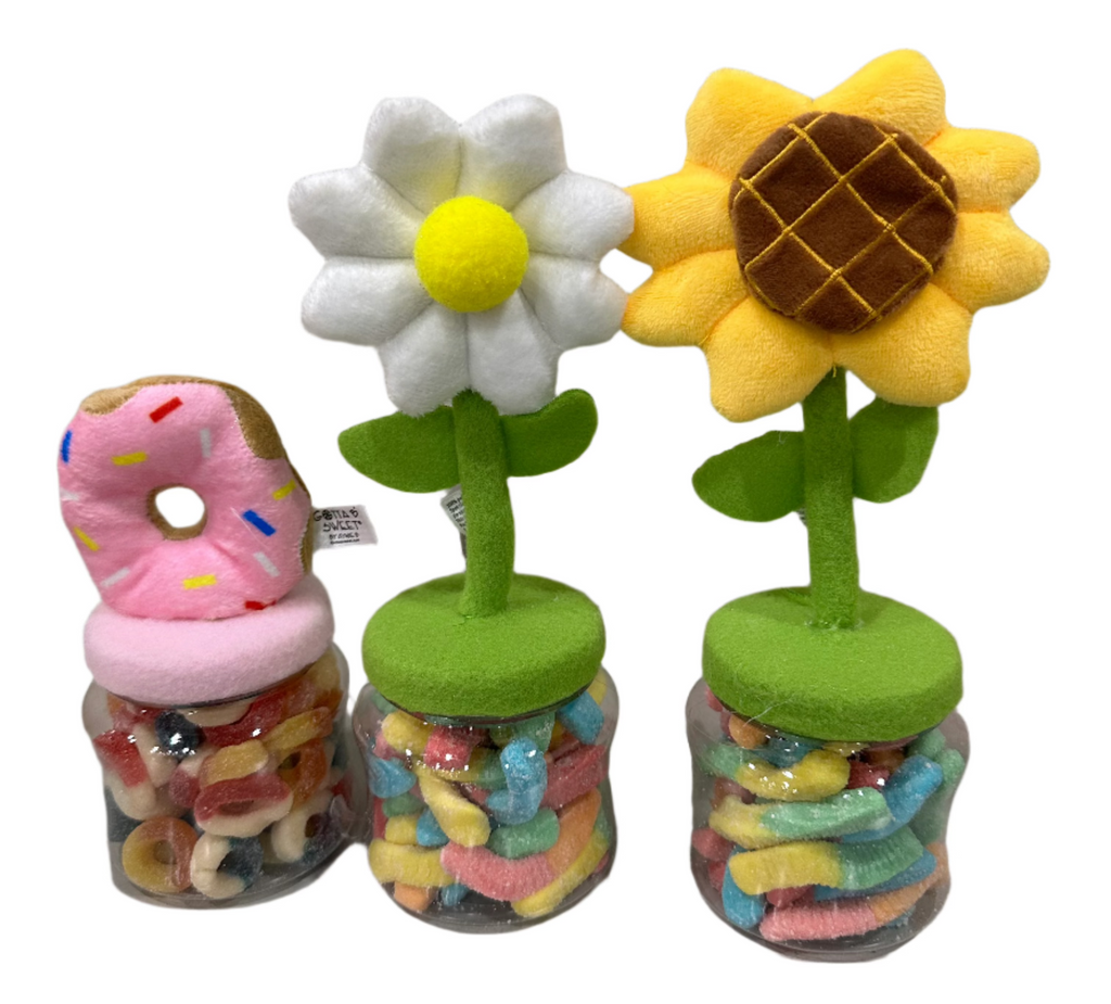 Flower Candy Jars