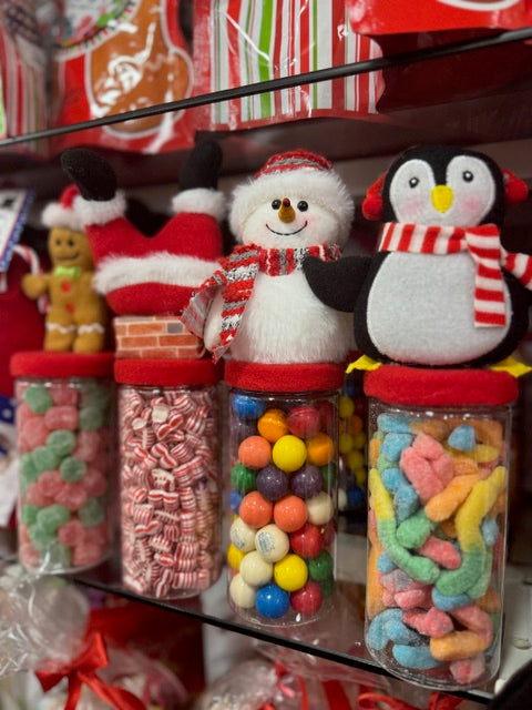 Christmas Plush Candy Jars