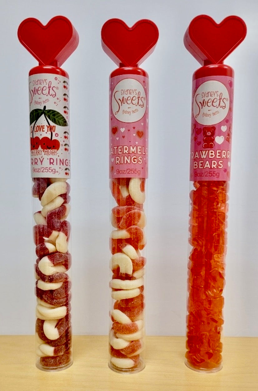 Valentine's Day Heart Candy Tubes