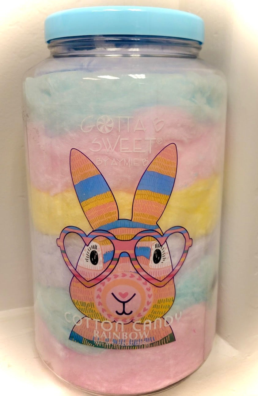 Easter Jumbo Cotton Candy Canisters