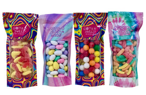 10oz Printed Wavy Candy Bags