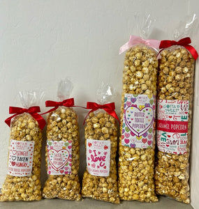 Valentine's Day Popcorn Bags