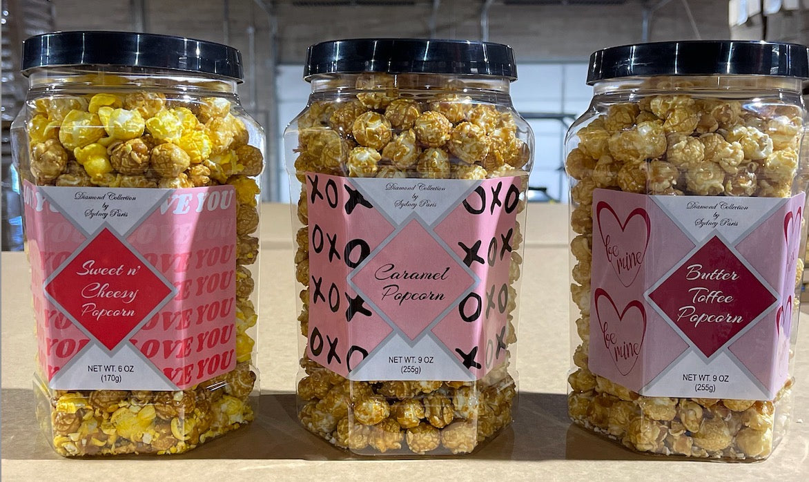 Valentine's Day Popcorn Jars