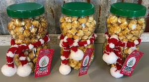 Snowman Popcorn Canisters