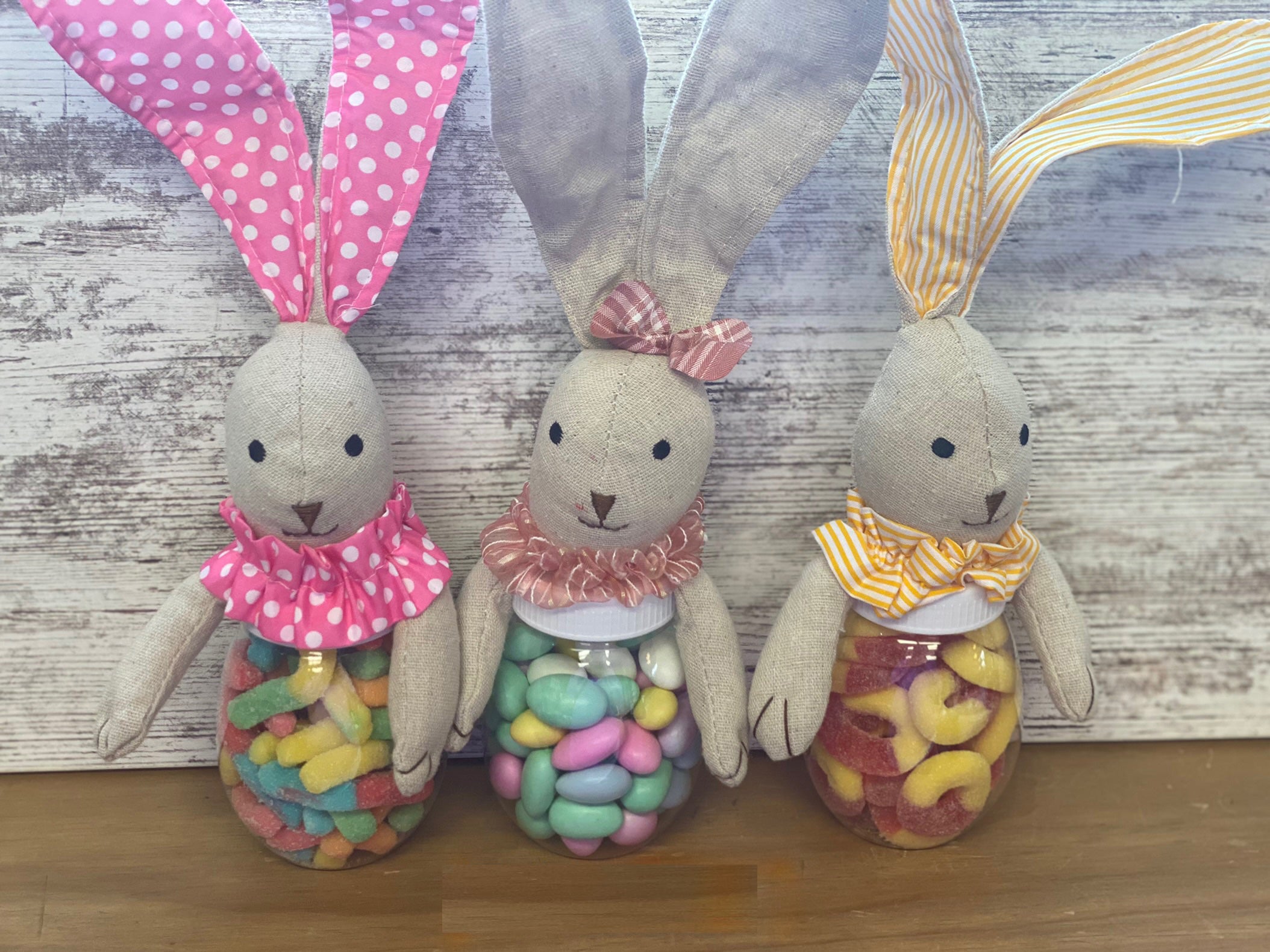 Easter Plush Candy Jars