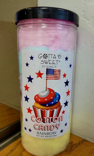 USA Cotton Candy Canisters